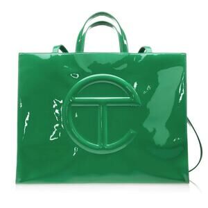 Telfar Large Shopping Bag Green Patent